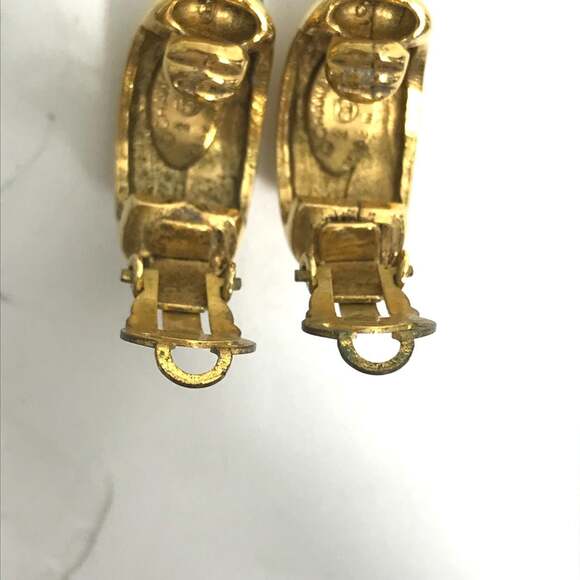 Chanel Vintage Clip-On Earrings #228848C48B - Picture 7 of 9
